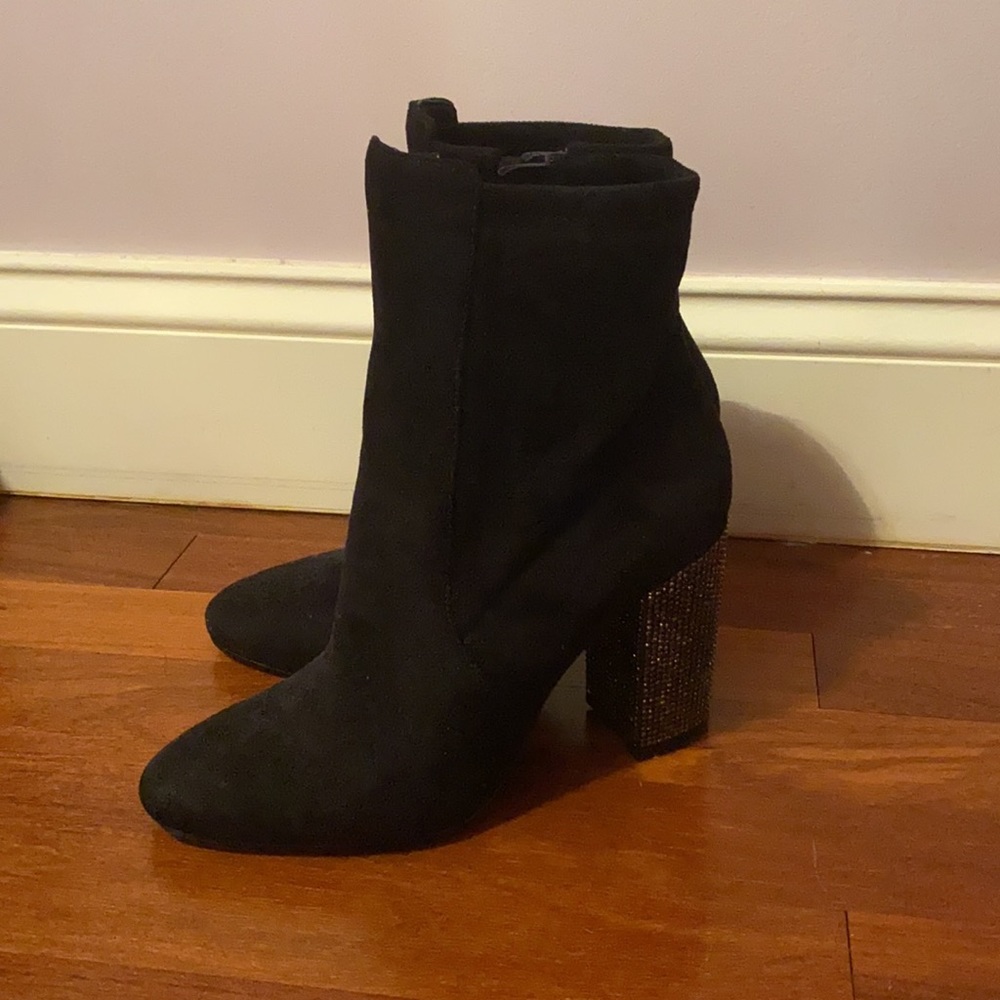 Aldo Aurella Black Boots / Booties Size 7 Shoes - Picture 2 of 3